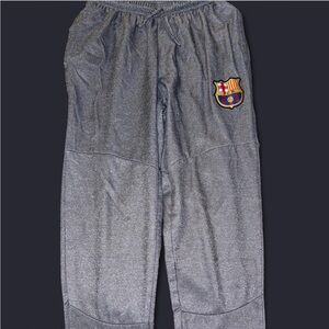 Kids Gray Sweatpants with Emblem